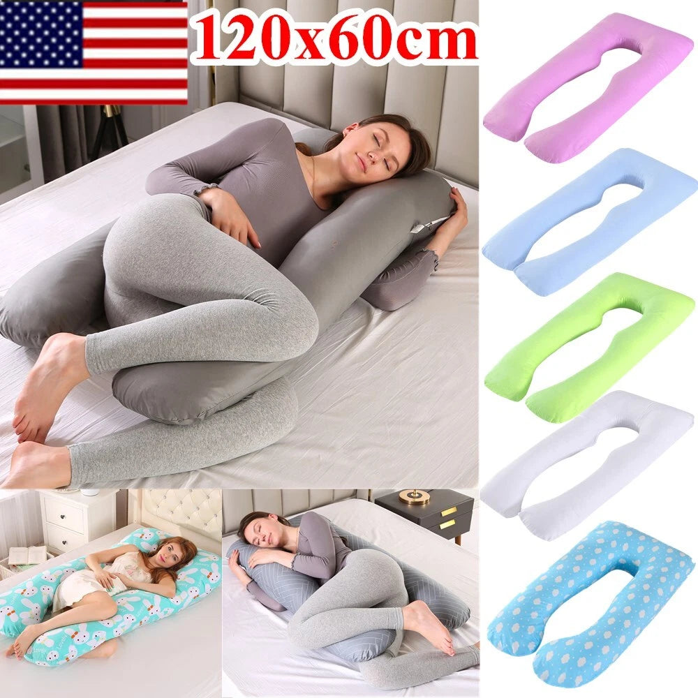 Pregnancy Pillow U-Shape Full Body Pillow Maternity Support for Pregnant Women